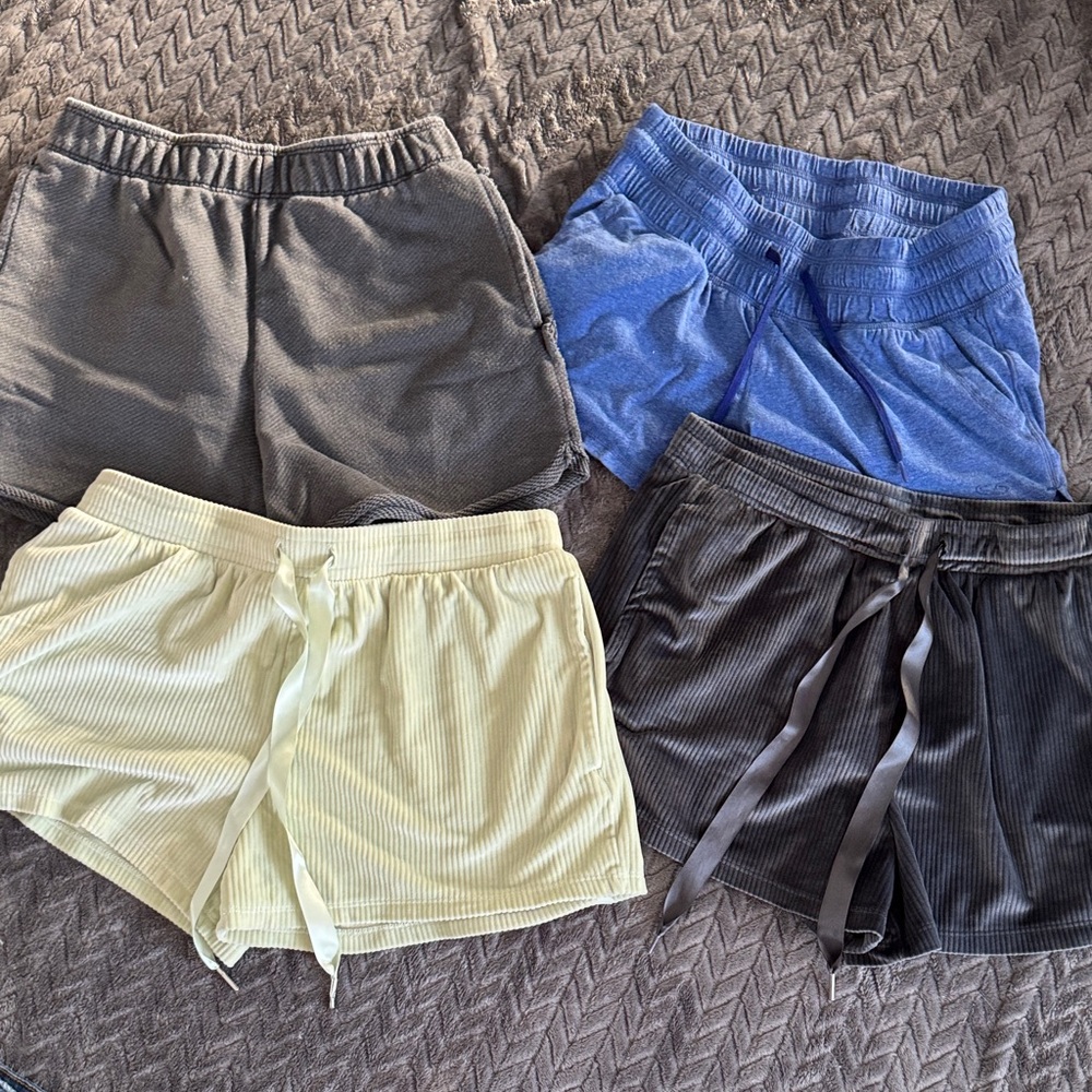 Set of Four Junior Lounge Shorts size Small/ X-small